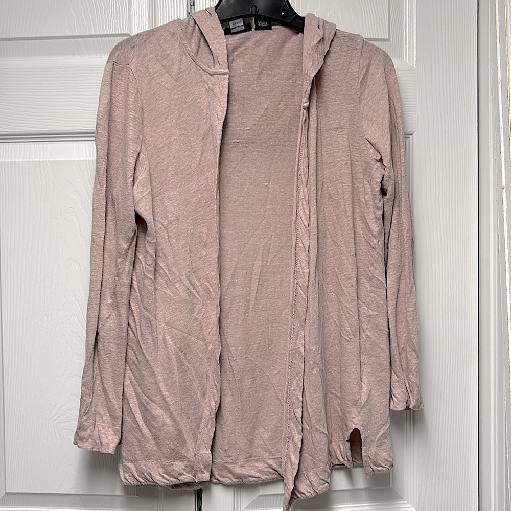 Hooded lightweight Sweater Dusty Rose L